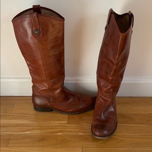 Frye Melissa Button Boots in Cognac!